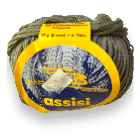 2 Skeins FB Assisi by Bertagna Filati  Cotton Linen Italian Yarn 🧶 #2783 green - Picture 3 of 7